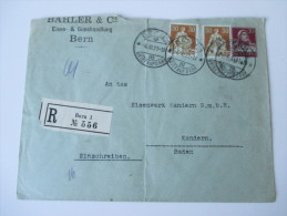 Privatganzsache R-Brief Postüberwachungsstelle Freiburg I.B. Geöffnet Auf Grund Der Verordnung Vom 15. Nov. 1918 - Cartas & Documentos