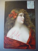 Delcampe - Femme De Profil 2 - Asti