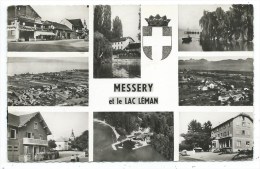 Multivues -MESSERY ET LE LAC LEMAN -Haute Savoie (74) -Circulé 1956 - Messery