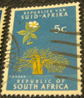 South Africa 1961 Baobab Tree Adansonia Digitata 5c - Used - Oblitérés