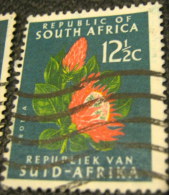 South Africa 1961 Flower Protea 12.5c - Used - Used Stamps