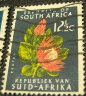 South Africa 1961 Flower Protea 12.5c - Used - Oblitérés