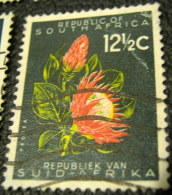 South Africa 1961 Flower Protea 12.5c - Used - Oblitérés