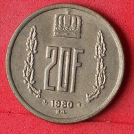 LUXEMBOURG  20  FRANCS  1980   KM# 58  -    (Nº07115) - Luxembourg