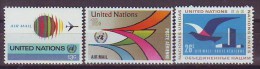 UNITED NATIONS New York 272-274,unused - Unused Stamps