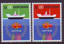 UNITED NATIONS New York 277-278,unused - Neufs