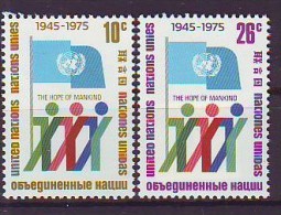 UNITED NATIONS New York 283-284,unused - Neufs