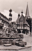 AK Michelstadt Im Odw. - Marktbrunnen Und Rathaus - 1956 (4669) - Michelstadt