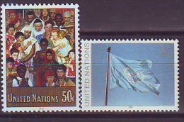 UNITED NATIONS New York 619-620,unused - Unused Stamps