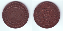 Tunisia 5 Centimes 1892 A - Tunisia