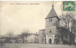 CPA Pessac Eglise Saint Martin - Pessac