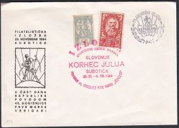 Yugoslavia 1964, Illustrated  Cover "Philatelic Exibition In Subotica  W./special Postmark "Subotica ", Ref.bbzg - Cartas & Documentos