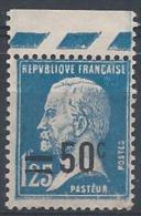 France N° 222 (*) NsG - 1922-26 Pasteur