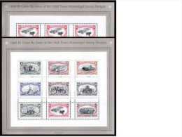USA 1998 Transmississippi  TWO Sheets $12.90 MNH SC 3209-10sp YV BF-2739-47 MI B44-2969-77+2978 SG MS3441-42 - Feuilles Complètes