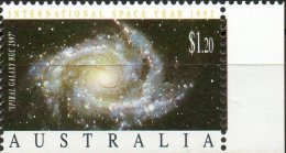 Australia 1992 International Space Year $1.20 Spiral Galaxy MNH - Mint Stamps