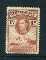 GOLD COAST  -  1938  Definitives  1d  Used As Scan - Côte D'Or (...-1957)