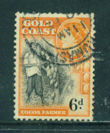 GOLD COAST  -  1952  Definitives  6d  Used As Scan - Côte D'Or (...-1957)