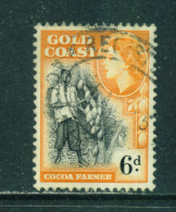 GOLD COAST  -  1952  Definitives  6d  Used As Scan - Gold Coast (...-1957)