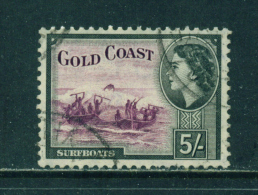 GOLD COAST  -  1952  Definitives  5s  Used As Scan - Côte D'Or (...-1957)