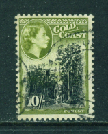 GOLD COAST  -  1952  Definitives  10s  Used As Scan - Goudkust (...-1957)