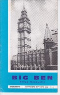 BIG BEN N° 21, Septembre-octobre 1965,  DEBUTANTS, Revue Mensuelle POUR APPRENDRE L´ANGLAIS, Publication Claude PICHON - 6-12 Ans