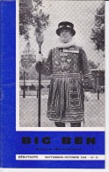 BIG BEN N° 31, Septembre-octobre 1966,  DEBUTANTS, Revue Mensuelle POUR APPRENDRE L´ANGLAIS, Publication Claude PICHON - 6-12 Years Old