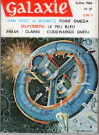 GALAXIE ANTICIPATION  N° 27 Juillet 1966. (2ème Série) OPTA. Voir Sommaire. - Autres & Non Classés