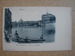 Rm1436)  Roma -  Mole Adriana  (o Ponte S. Angelo) - Castel Sant'Angelo