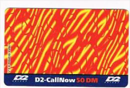 GERMANIA (GERMANY) - D2 PRIVAT  (GSM RECHARGE) -  1998 FARBEN & FORMEN 4 EXP. 9.00       - USED ° - RIF. 8025 - Cellulari, Carte Prepagate E Ricariche