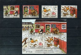 FINLANDE 1236/1239** + BF14  Journée Du Timbre - Unused Stamps