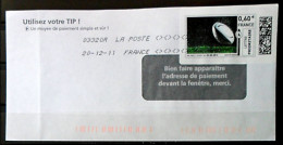 FRANCE 2011 - Rugby - Timbre En Ligne Sur Enveloppe - E-stamp - Rugby