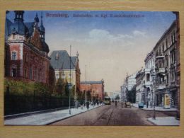 Bromberg /Bydgoszcz 1910 Year / Dworcowa Street  / Reproduction - Westpreussen