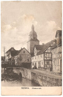 RARE : CPA Bebra Kirchenmotiv Avec Cachet De Gusow En 1917 Feldpost - Bebra