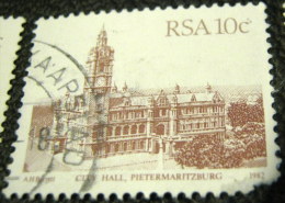 South Africa 1982 City Hall Pietermaritzburg 10c - Used - Gebraucht