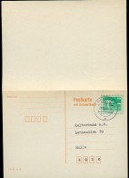 DDR P90 Antwort-Postkarte LETZTTAG DDR-Mark 30.6.1990 - Cartes Postales - Oblitérées