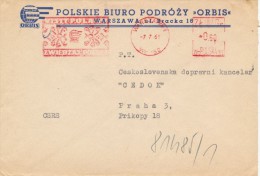 I4152 - Poland (1961) Warszawa 1: ORBIS Visit Poland - Storia Postale