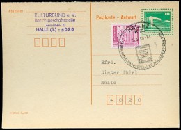 DDR P90A Antwort-Postkarte WÄHRUNGSREFORM 1.7.1990 - Postkaarten - Gebruikt