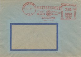 I4162 - Poland (1958) Warszawa 15: METALEXPORT - Lettres & Documents