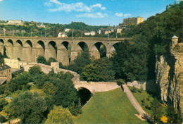 AK Eisenbahn CFL Luxemburg Luxembourg Lëtzebuerg Strecke Bahnstrecke Railway Anciennes Fortfications De La Ville Rail - Structures