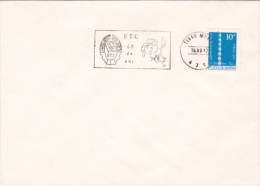 YOUTH COMMUNIST ORGANIZATION, SPECIAL POSTMARK ON COVER, 1982, ROMANIA - Lettres & Documents