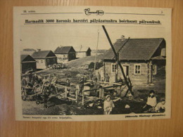 Galizia Russia Ukraina - Springtime  In A Russian Village -  WWI -grande Guerre 1916-18 - Military -  Print   W22 - Autres & Non Classés