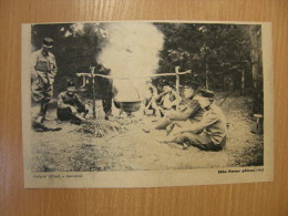 Galizia Russia Ukraina - Hungarian Hussars  Cooking Gulash -  WWI -grande Guerre 1916-18 - Military -  Print   W23 - Autres & Non Classés
