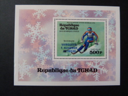 BLOC FEUILLET "TCHAD" J.O. HIVER -INNSBRUCK - 1976 - Winter 1964: Innsbruck