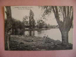 CP VERT LE PETIT   UN COIN DE L ETANG - ECRITE EN 1926 - Vert-le-Petit