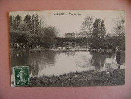 CP VIGNEUX SUR SEINE   VUE DU LAC - Vigneux Sur Seine