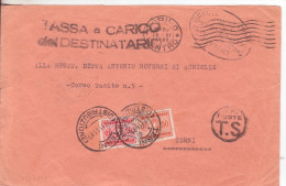 21*-Tassate-Segnatasse-Regno-Tassa A Carico Del Destinatario-Busta Tassata 20c.+30c.da Torino A Terni - Postage Due