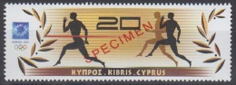 Specimen, Cyprus Sc1022 2004 Summer Olympics, Athens, Runners - Sommer 2004: Athen