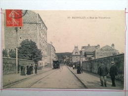 Bagnolet, Rue De Vincennes, Animation, Tramway - Bagnolet