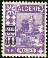 ALGERIA, COLONIA FRANCESE, FRENCH COLONY, MOSCHEA DI SIDI ABD ER_RAHMAN, 1927, NUOVO (MLH*), Scott 68 - Neufs