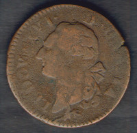 FRANCE - Louis XVI - Sol De Bronze (1781) - LYON - 1774-1791 Lodewijjk XVI